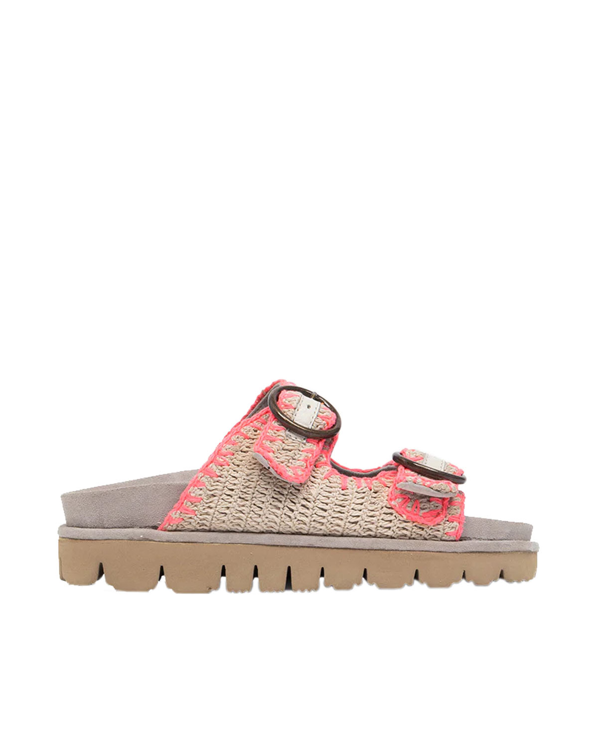 Laidback London Clay Sandal Neon Pink
