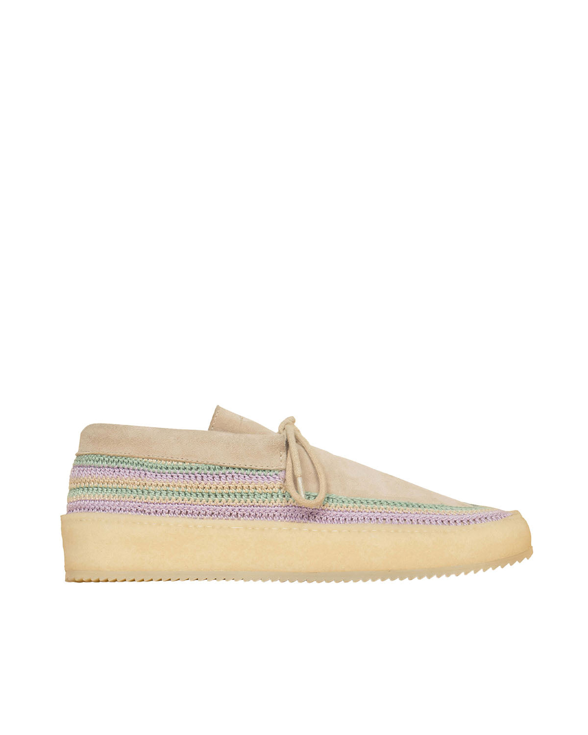 Laidback London Komo Crepe Sand Suede Lilac
