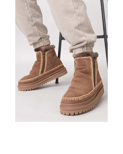 Laidback London Setsu 4.0 Crochet Camel Suede