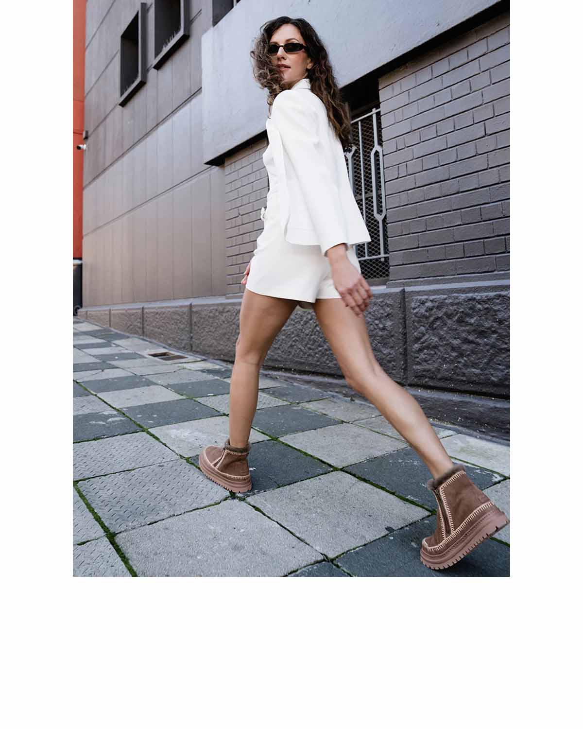 Laidback London Setsu 4.0 Crochet Camel Suede