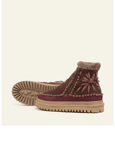 Laidback London Setsu 4.0 Floral Choc Suede