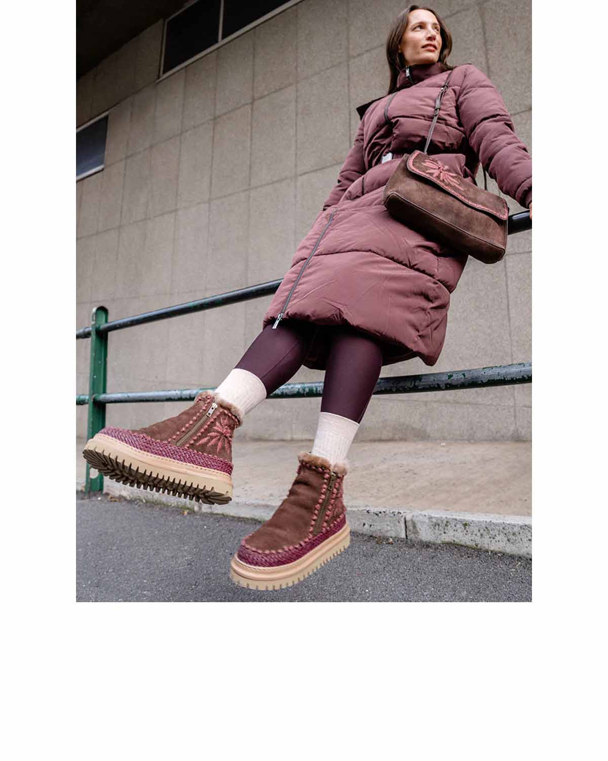 Laidback London Setsu 4.0 Floral Choc Suede