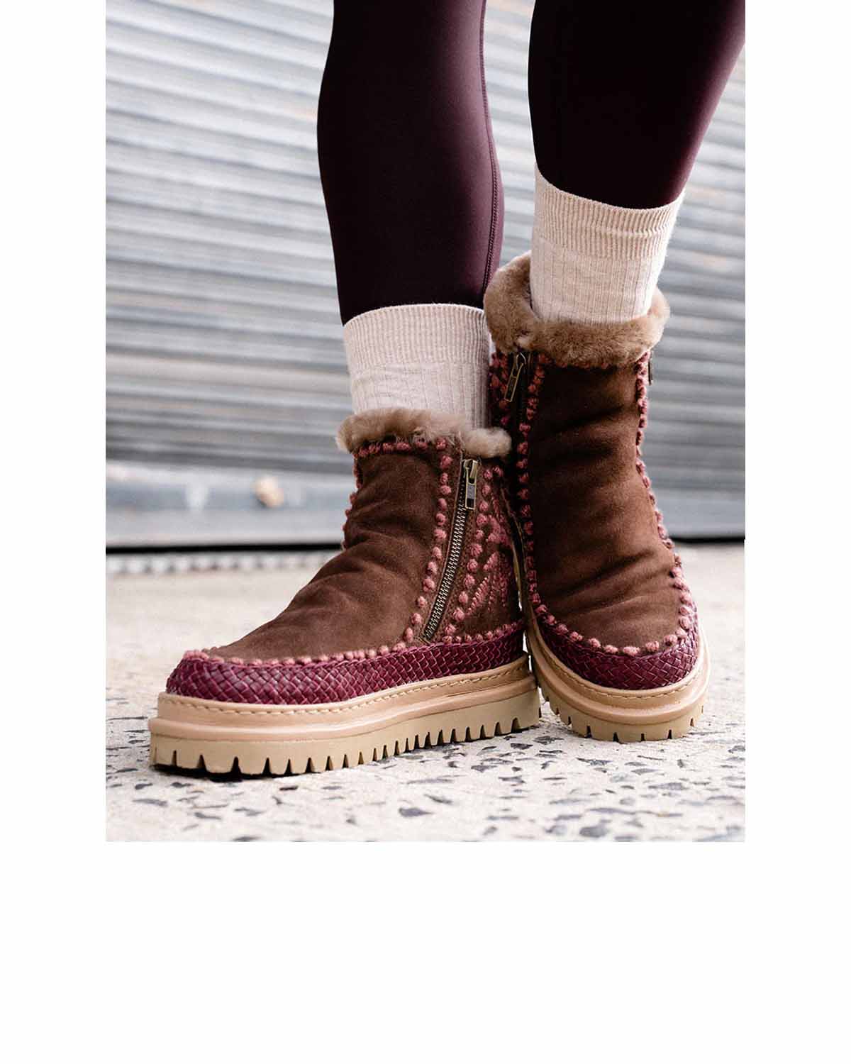 Laidback London Setsu 4.0 Floral Choc Suede