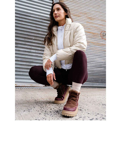 Laidback London Setsu 4.0 Floral Choc Suede